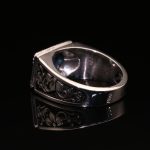 انگشتر مردانه نقره فیروزه نیشابوری کد 11875